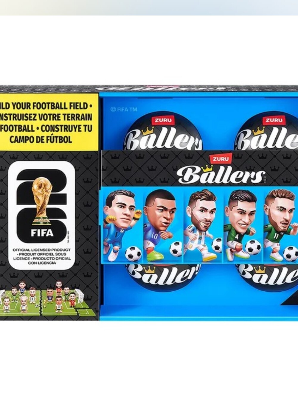 FIFA Ballers Figures 4-pack, Series 1 Soccer Capsule Characters Toy Surprise NIB
